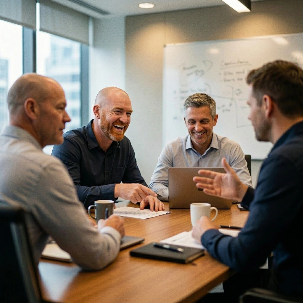 A Southern Projects team meeting